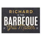 Personalised BBQ Grill Master Metal Sign for Father's Day