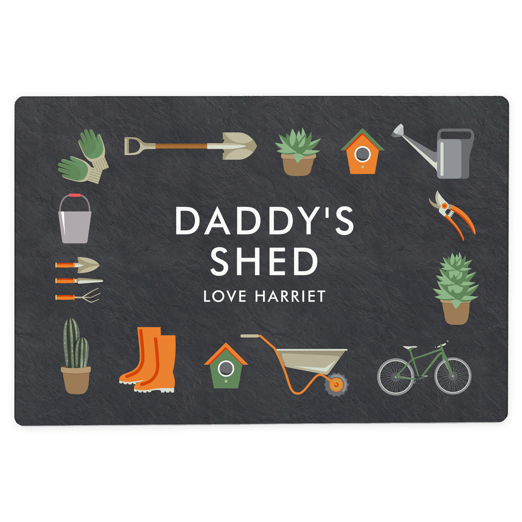 Personalised Gardening Metal Sign