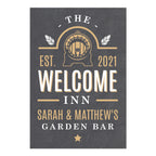 Personalised The Welcome Inn Metal Sign