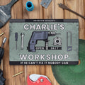 Personalised Workshop Metal Sign for Father's Day
