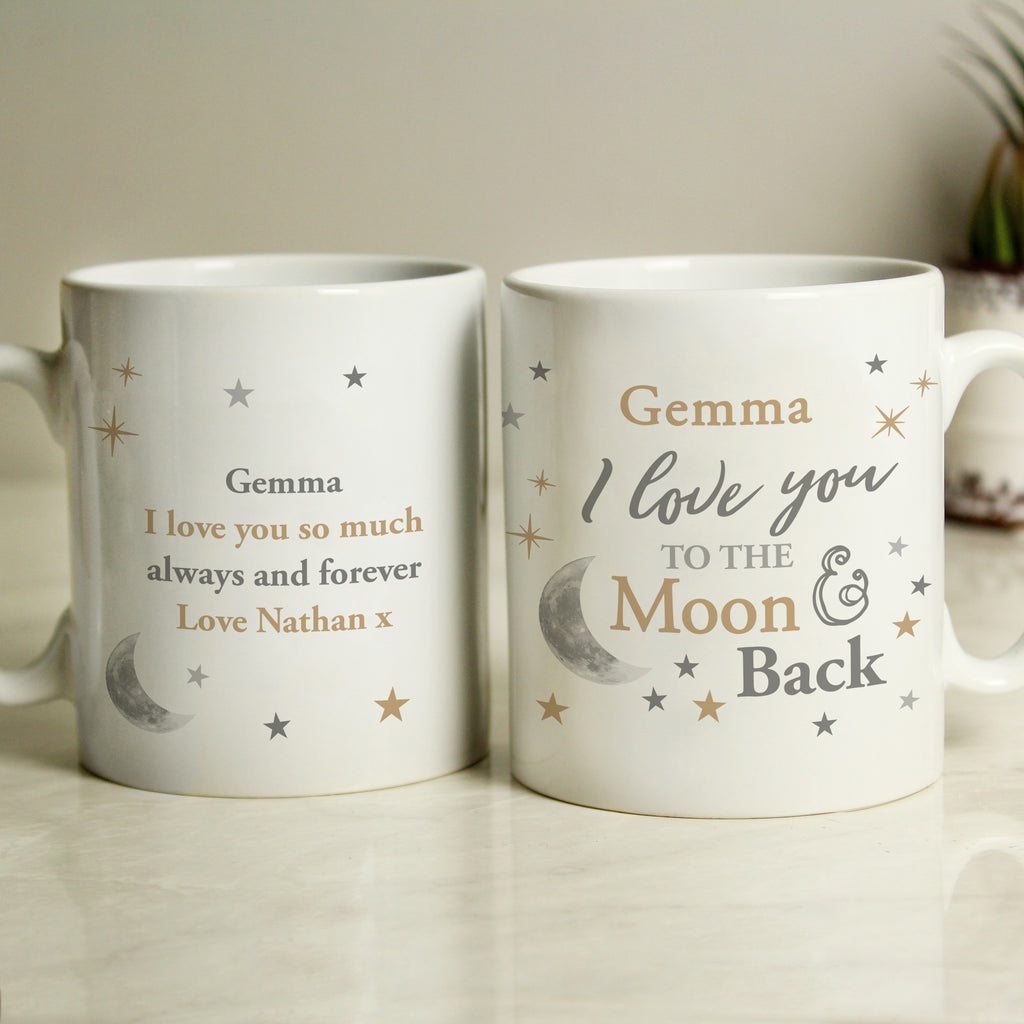 Personalised To the Moon and Back... Mug | Christmas Gift