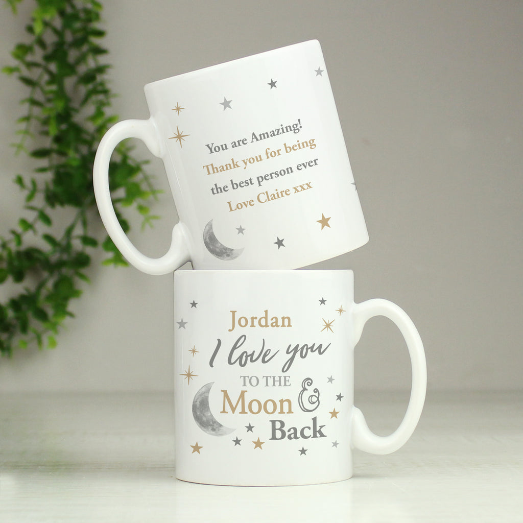 Personalised To the Moon and Back... Mug | Christmas Gift