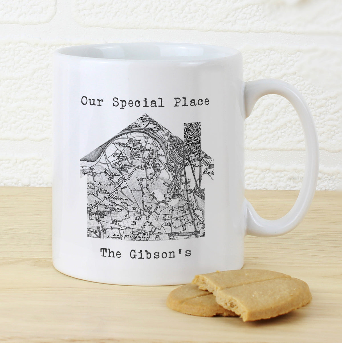 Personalised 1805 - 1874 Old Series Map Home Mug | Gift for Her