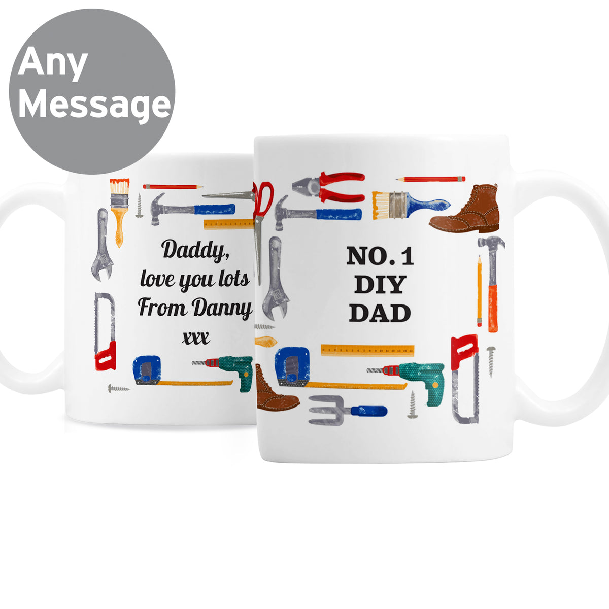 Personalised DIY Man Mug | Christmas Gift