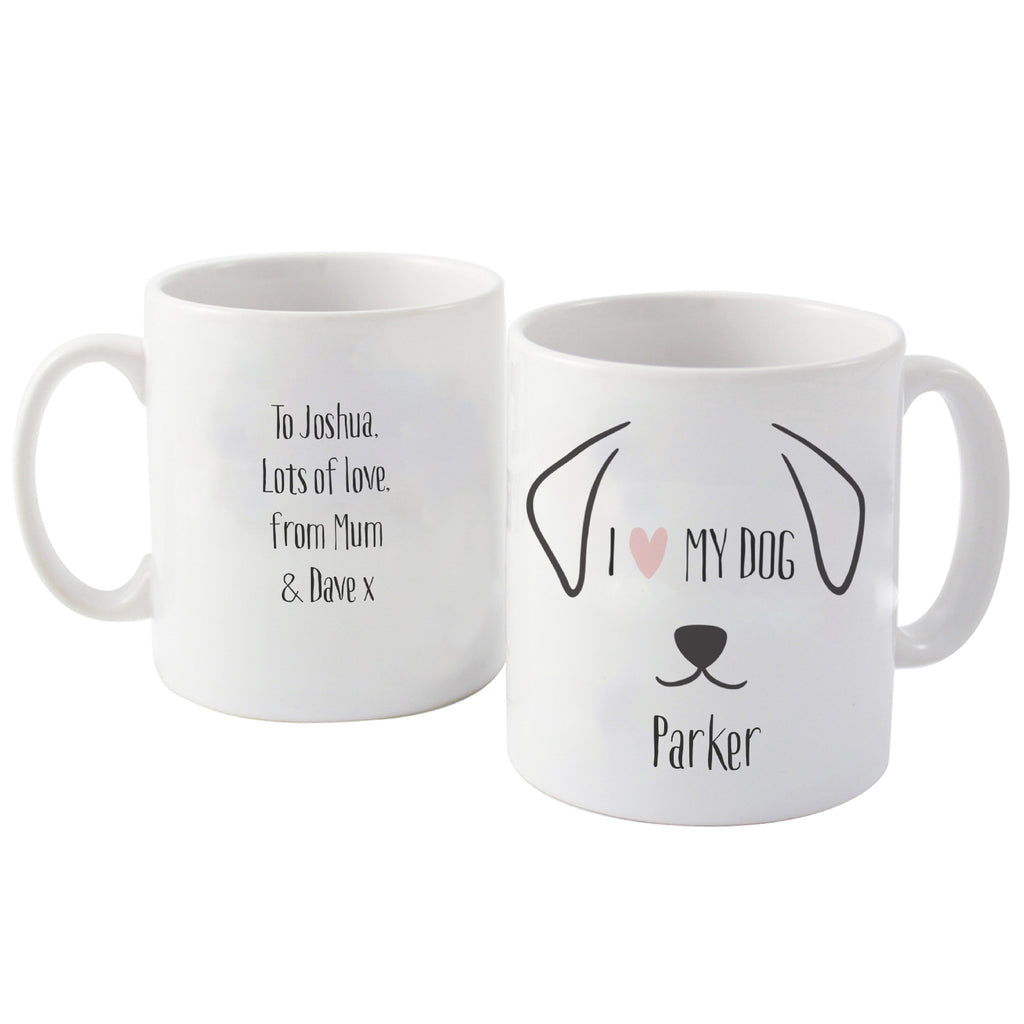 Personalised Dog Features Mug | Christmas Gift