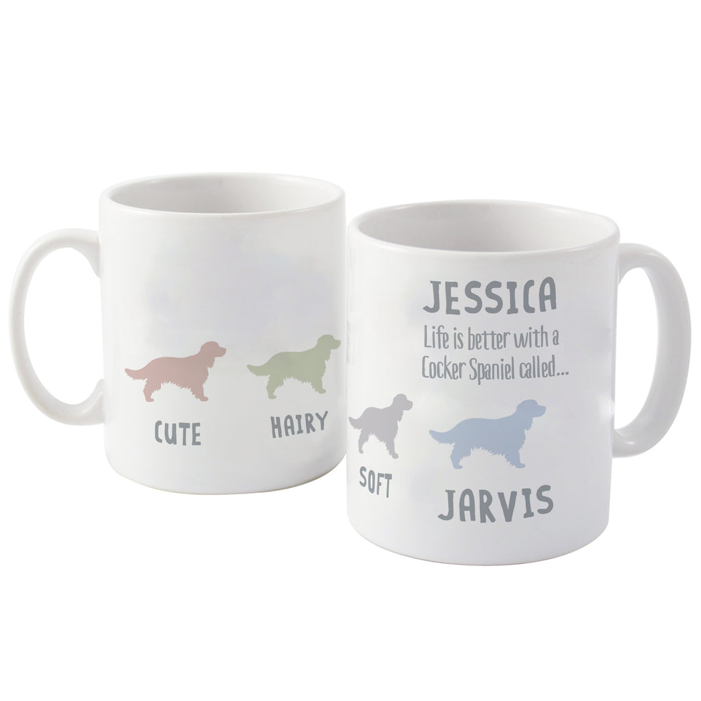 Personalised Cocker Spaniel Dog Breed Mug | Christmas Gift