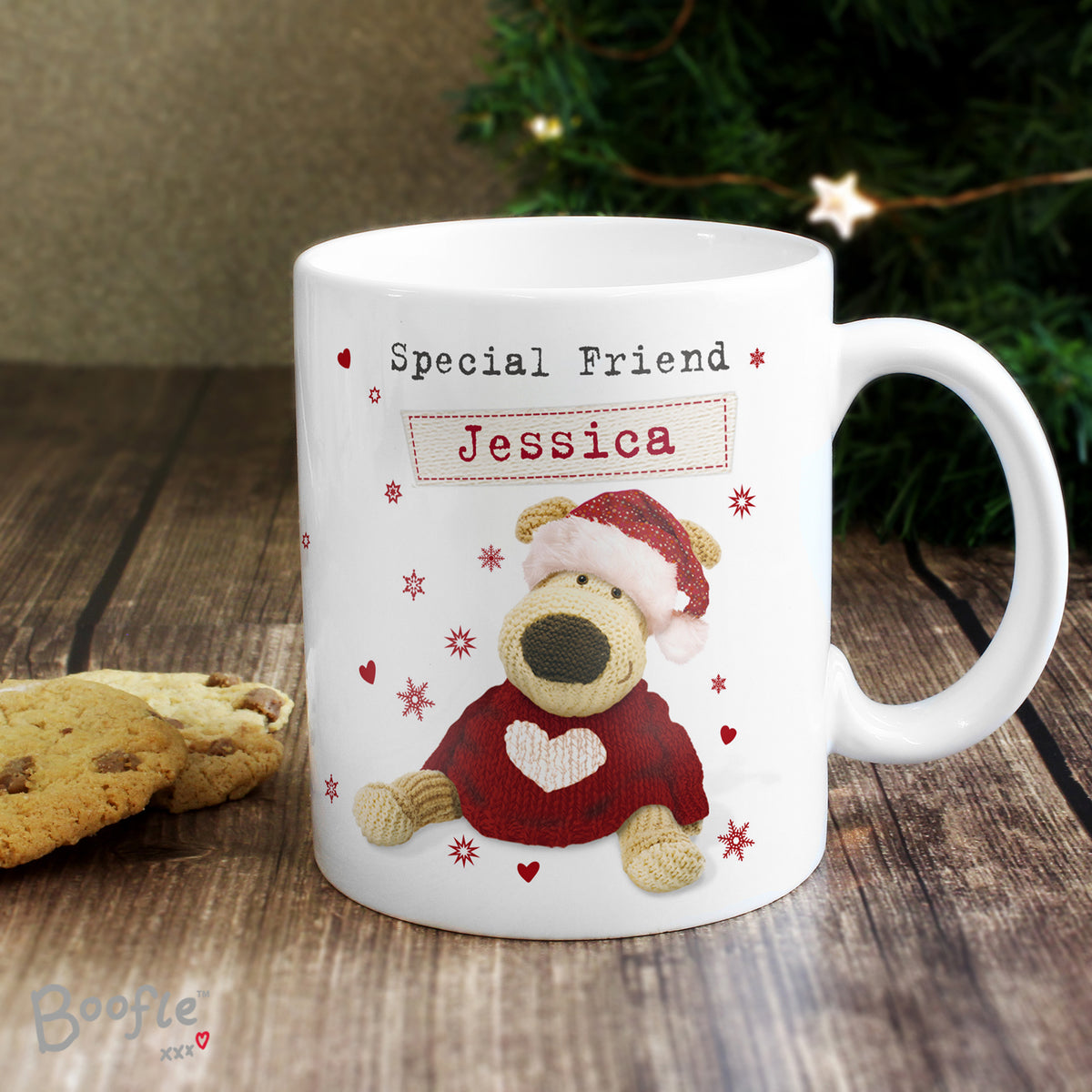 Personalised Boofle Christmas Love Mug | Christmas Gift