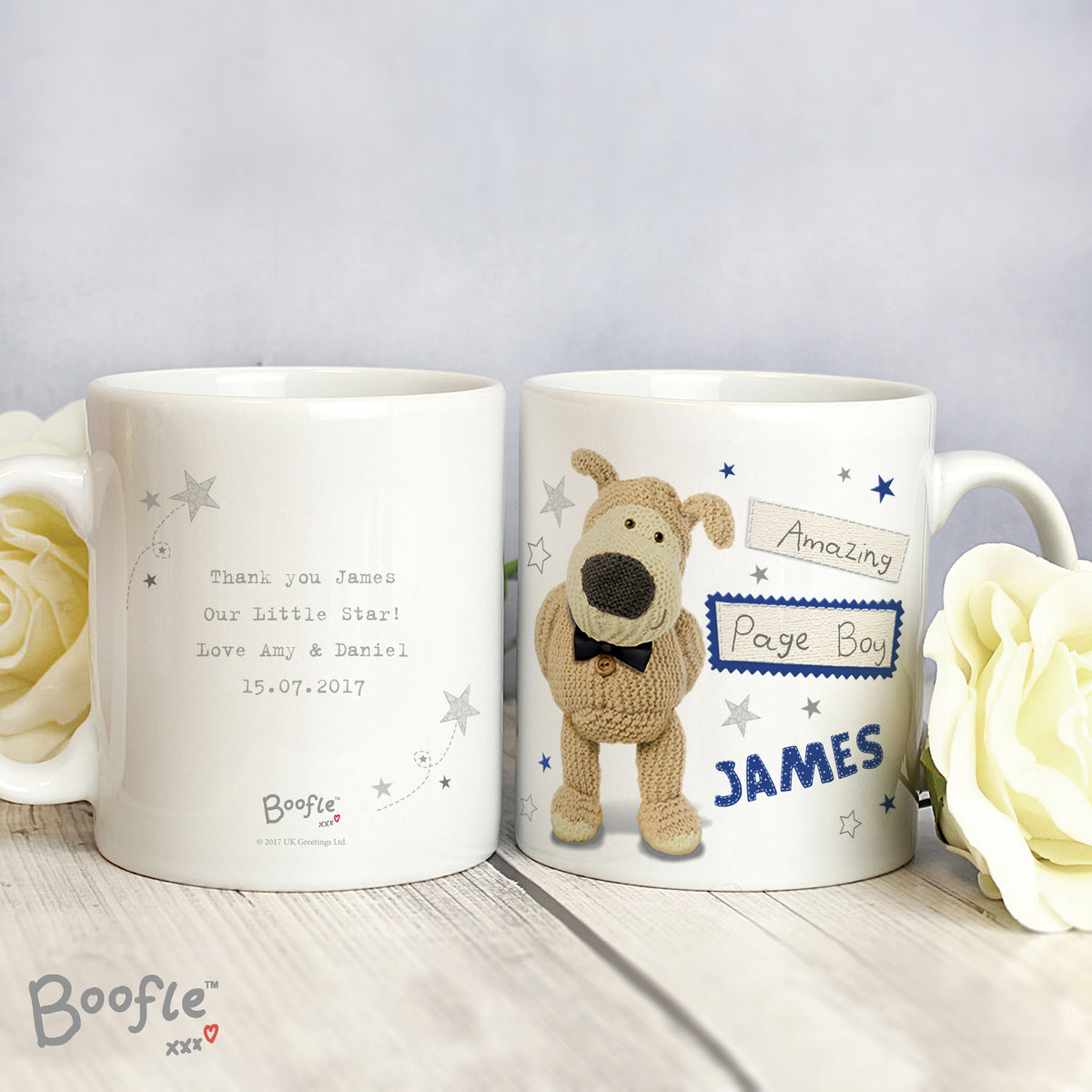 Personalised Boofle Male Wedding Mug for Wedding