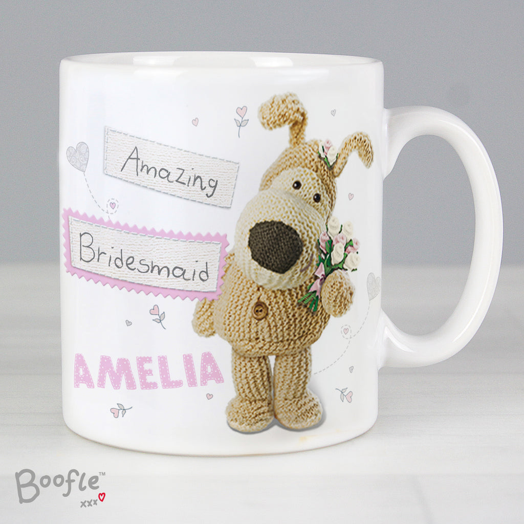 Personalised Boofle Female Wedding Mug | Wedding Gift