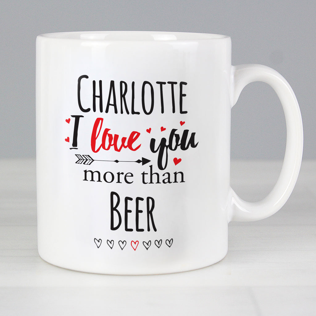 Personalised I Love You More Than... Mug | Christmas Gift
