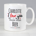Personalised I Love You More Than... Mug | Christmas Gift