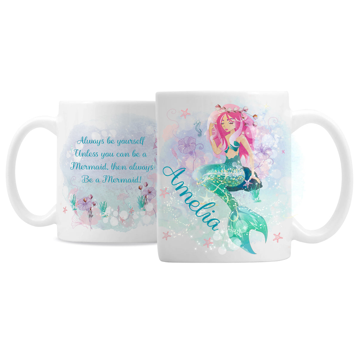 Personalised Mermaid Mug | Christmas Gift