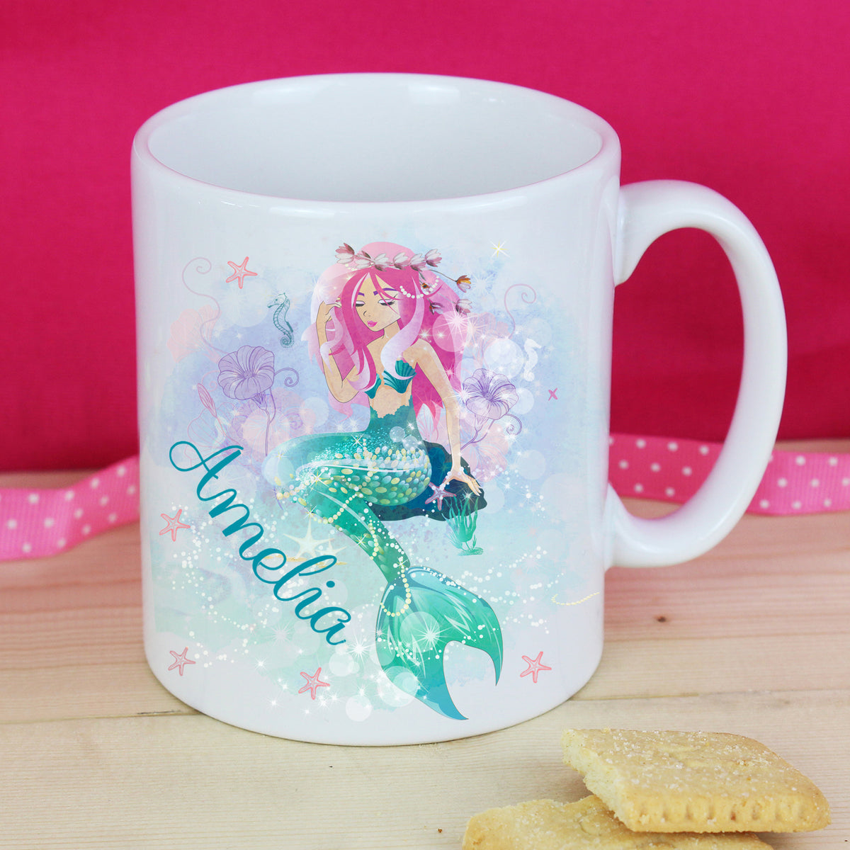 Personalised Mermaid Mug | Christmas Gift