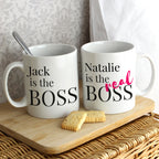 Personalised The Real Boss Mug Set | Christmas Gift