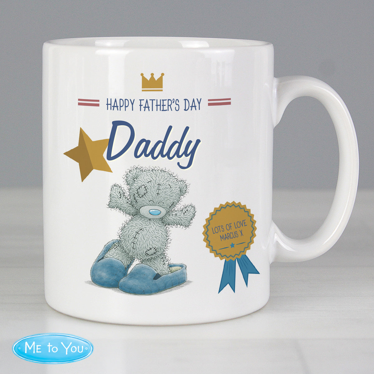 Personalised Me to You Slippers Mug | Father's Day Gift