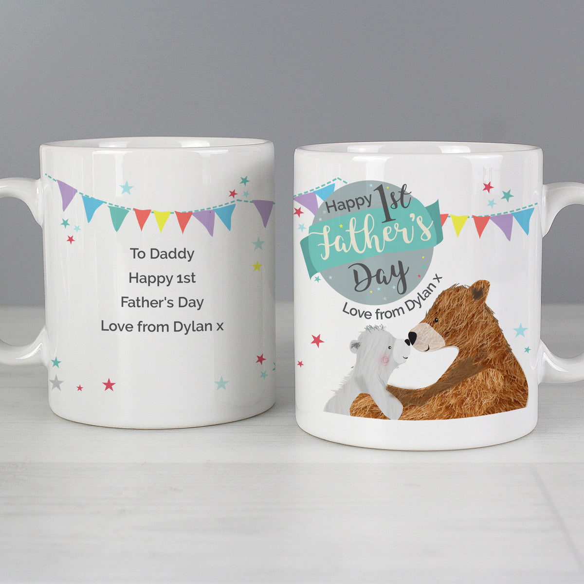 Personalised 1st Father's Day Daddy Bear Mug | Father's Day Gift