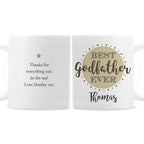 Personalised Best Godfather Mug