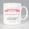 Personalised Pink Promoted To Mug | Wedding Gift