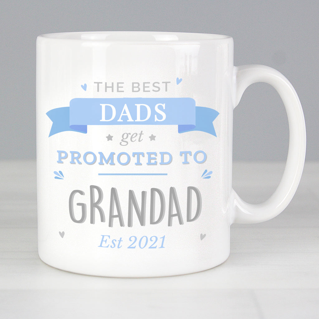 Personalised Blue Promoted to Mug | Wedding Gift