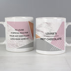 Personalised Geometric Mug | Gift for Her