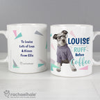 Personalised Rachael Hale 'Ruff Before Coffee' Dog Mug | Gift for Pets