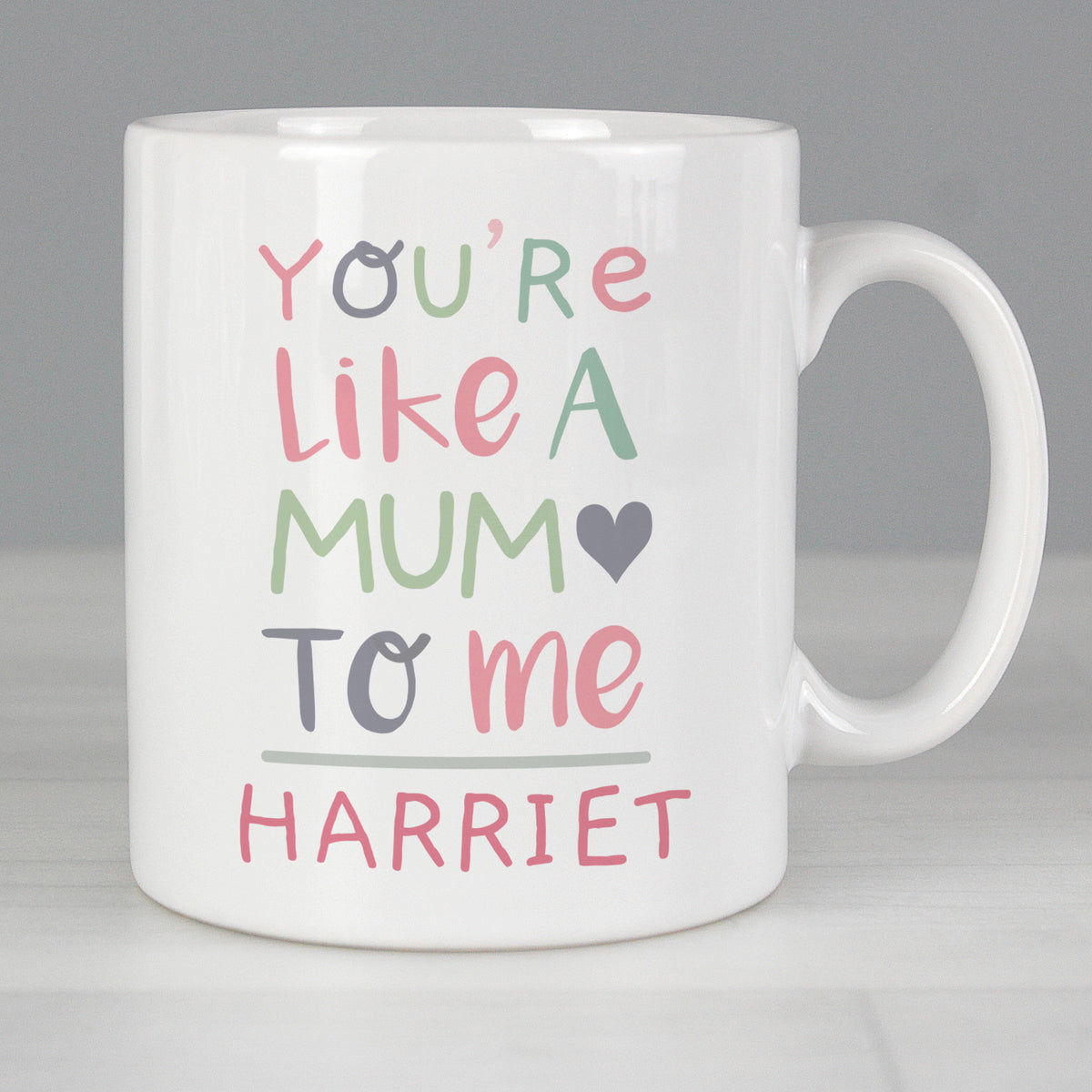 Personalised 'You're Like a Mum to Me' Mug for Mother's Day
