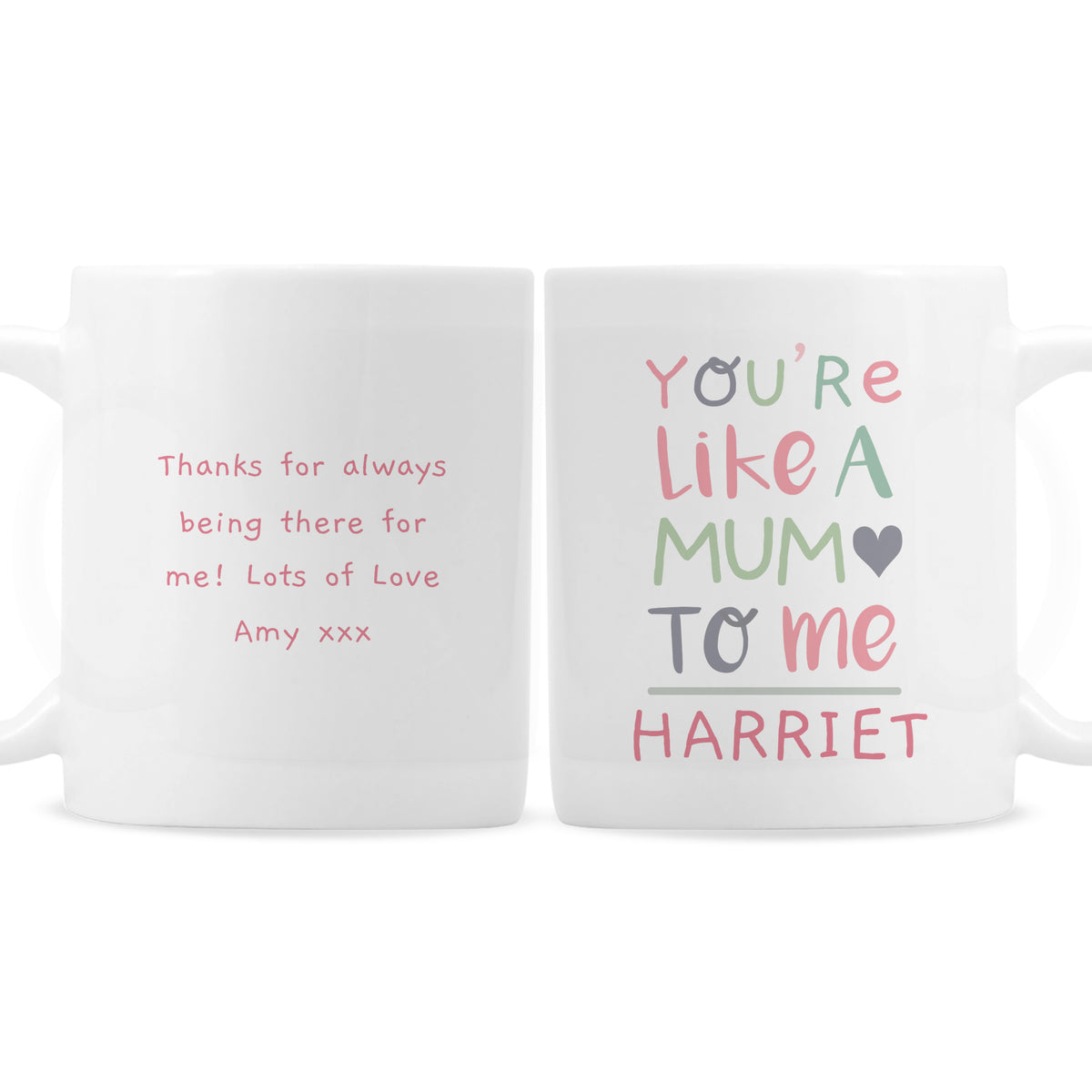 Personalised 'You're Like a Mum to Me' Mug for Mother's Day