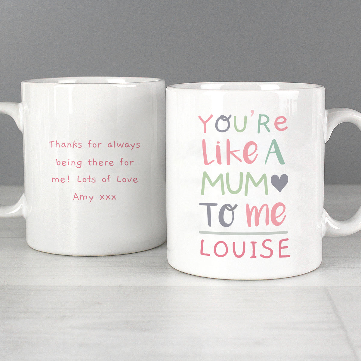 Personalised 'You're Like a Mum to Me' Mug for Mother's Day