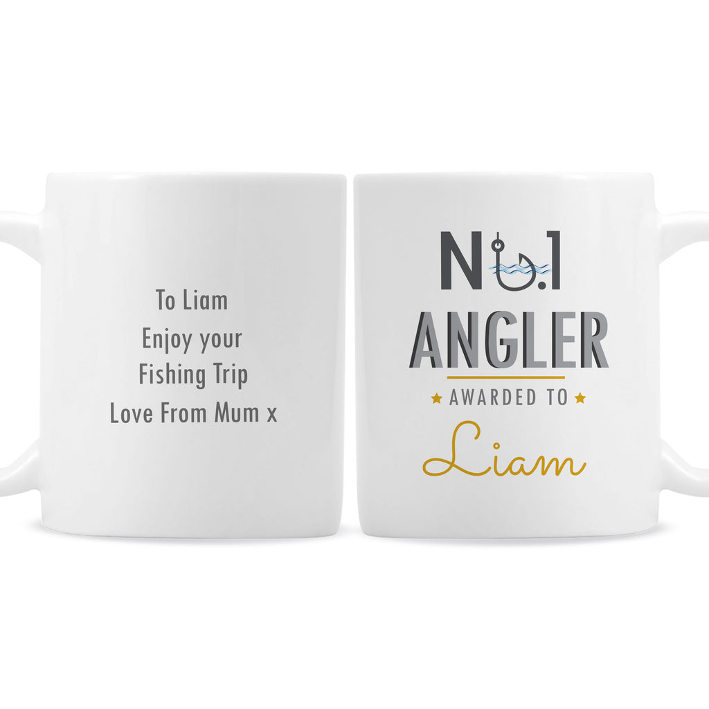 Personalised No.1 Angler Mug for Father's Day