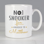 Personalised No.1 Snooker Fan Mug | Father's Day Gift