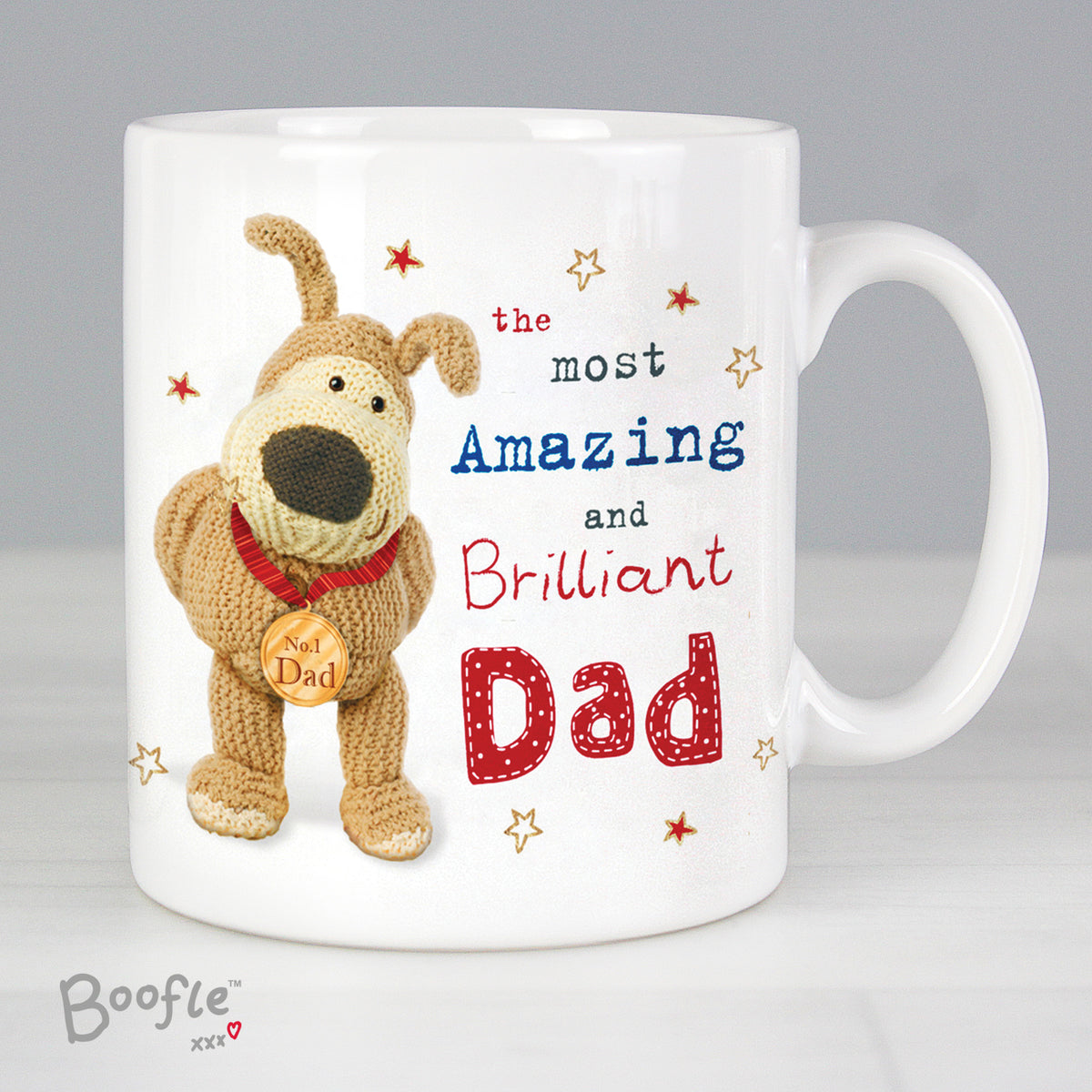 Personalised Boofle Medal Mug | Father's Day Gift