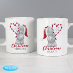 Personalised Me To You 'With Love At Christmas' Couples Mug Set for Christmas