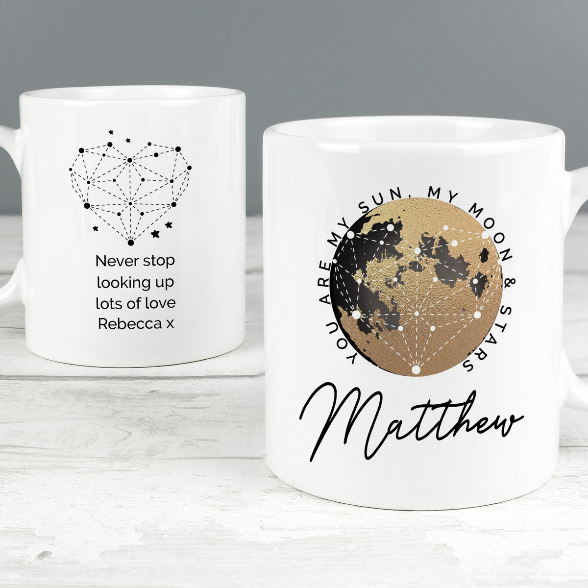 Personalised You Are My Sun My Moon Mug