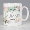Personalised Abstract Rose Mug | Gift for Her