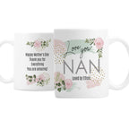 Personalised Abstract Rose Mug | Gift for Her