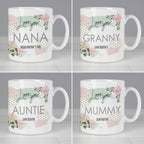 Personalised Abstract Rose Mug | Gift for Her