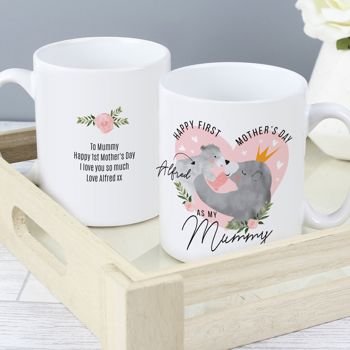 Personalised 1st Mother's Day Mama Bear Mug for Mother's Day