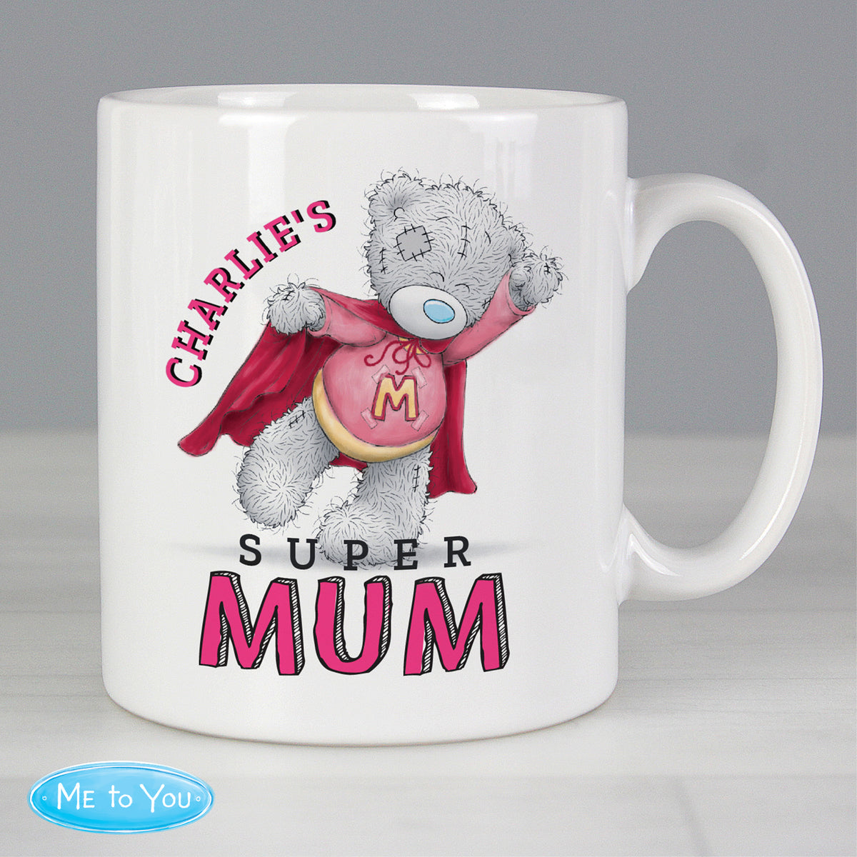 Personalised Me To You Super Mum Mug for Mother's Day