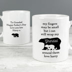 Personalised My Fingers May Be Small Bears Mug for Mother's Day