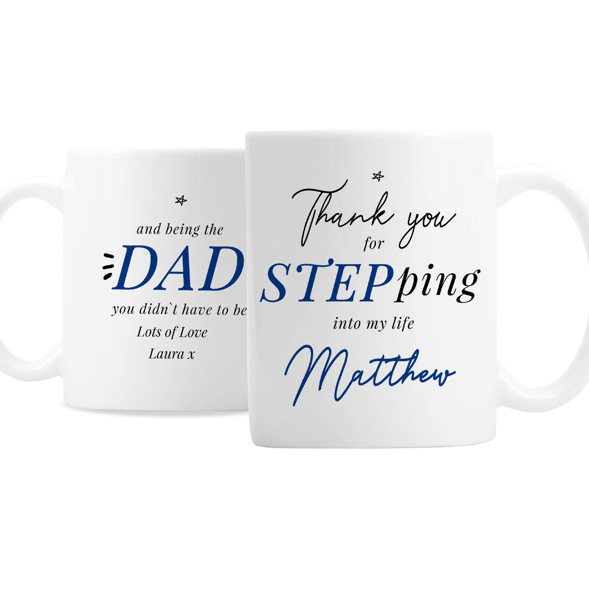 Personalised Step Dad Mug for Father's Day