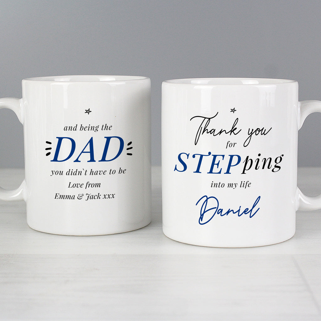 Personalised Step Dad Mug for Father's Day
