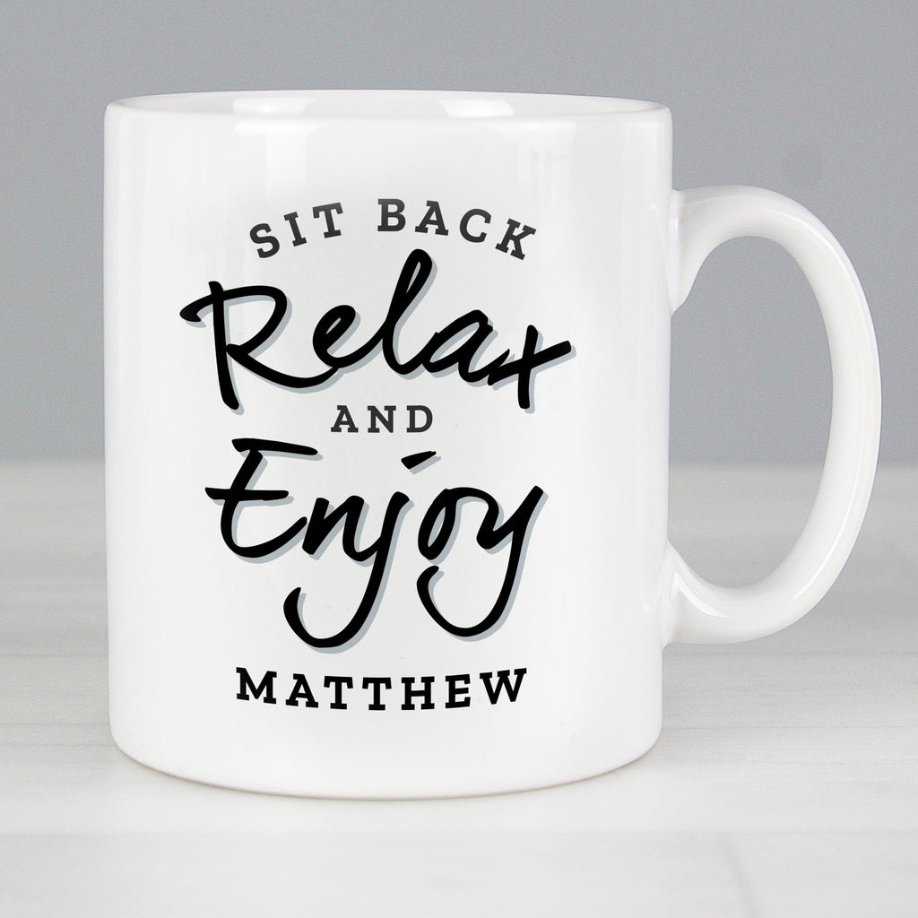 Personalised Sit Back & Relax Mug | Mother's Day Gift