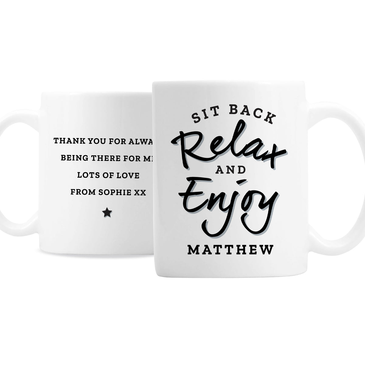 Personalised Sit Back & Relax Mug | Mother's Day Gift