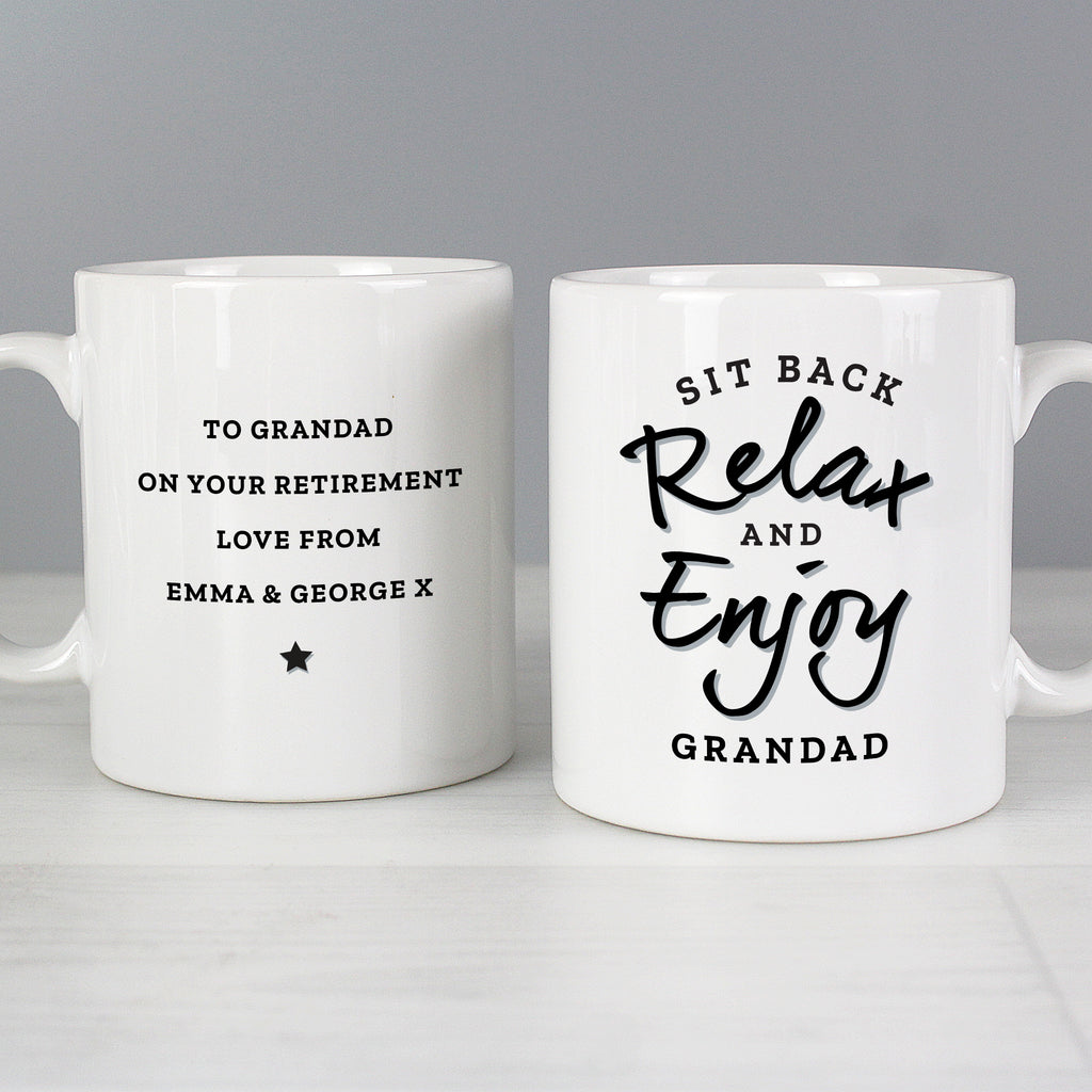 Personalised Sit Back & Relax Mug | Mother's Day Gift