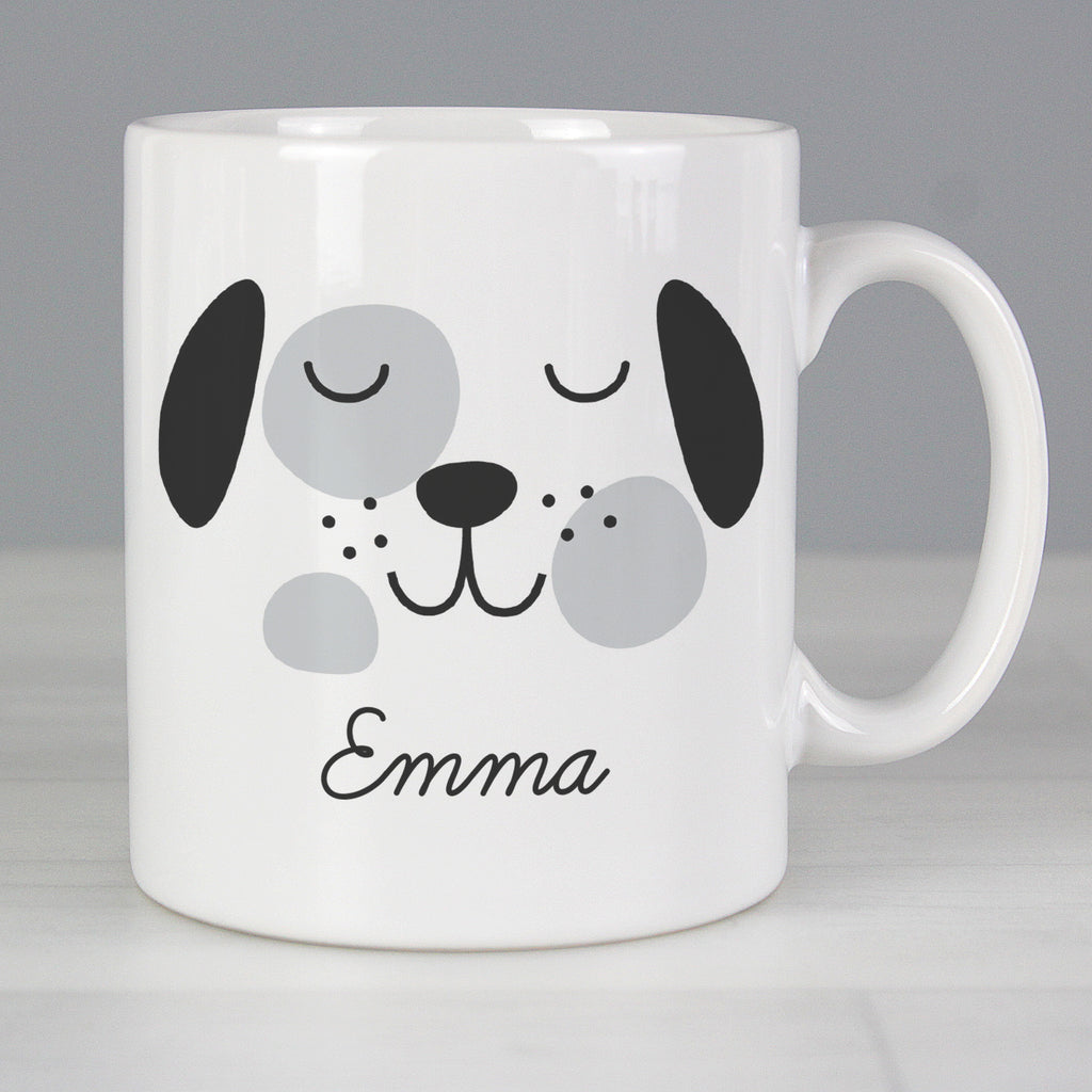Personalised Cute Dog Face Mug | Gift for Pets