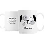 Personalised Cute Dog Face Mug | Gift for Pets
