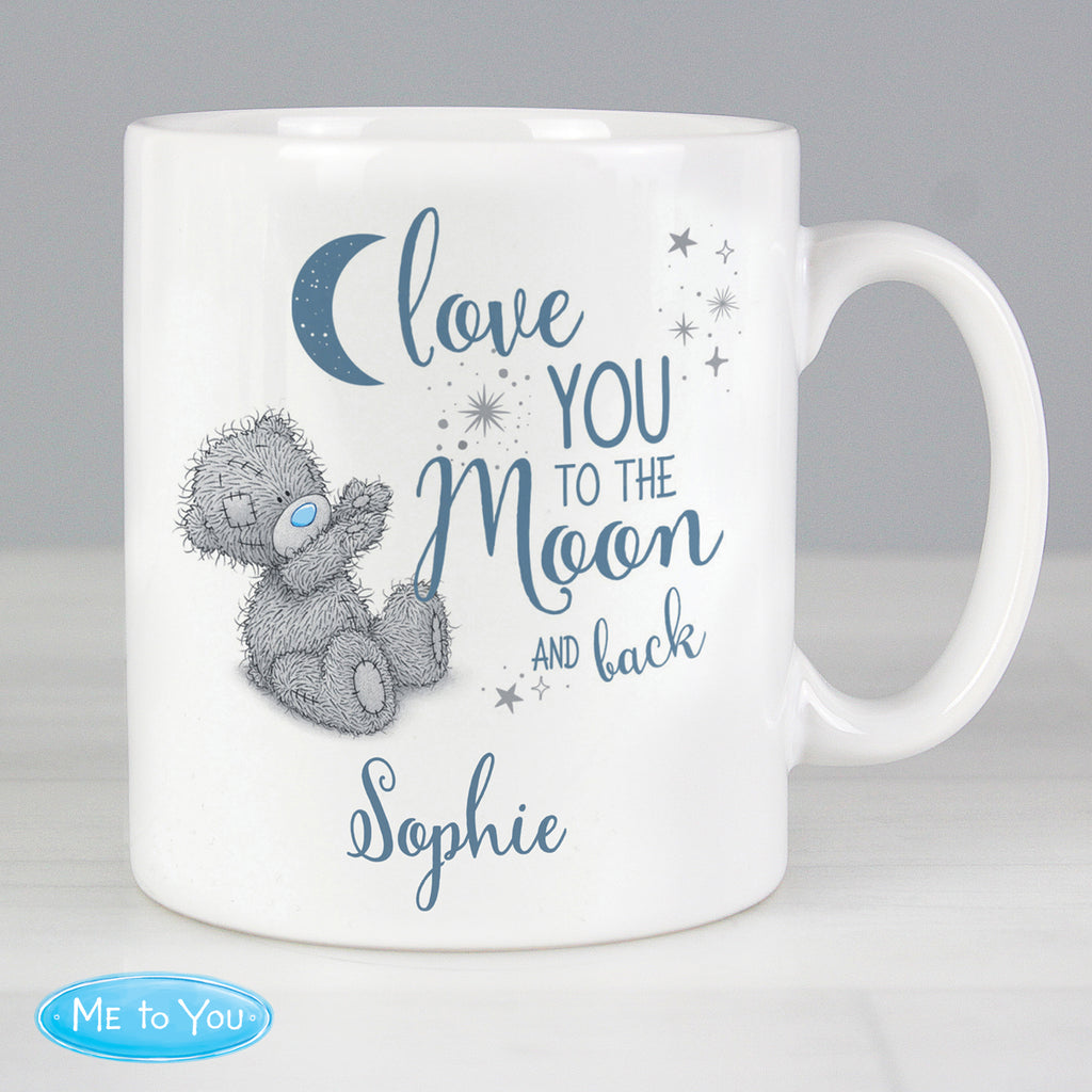 Personalised Me to You 'Love You to the Moon and Back' Mug for Christmas