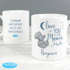 Personalised Me to You 'Love You to the Moon and Back' Mug for Christmas