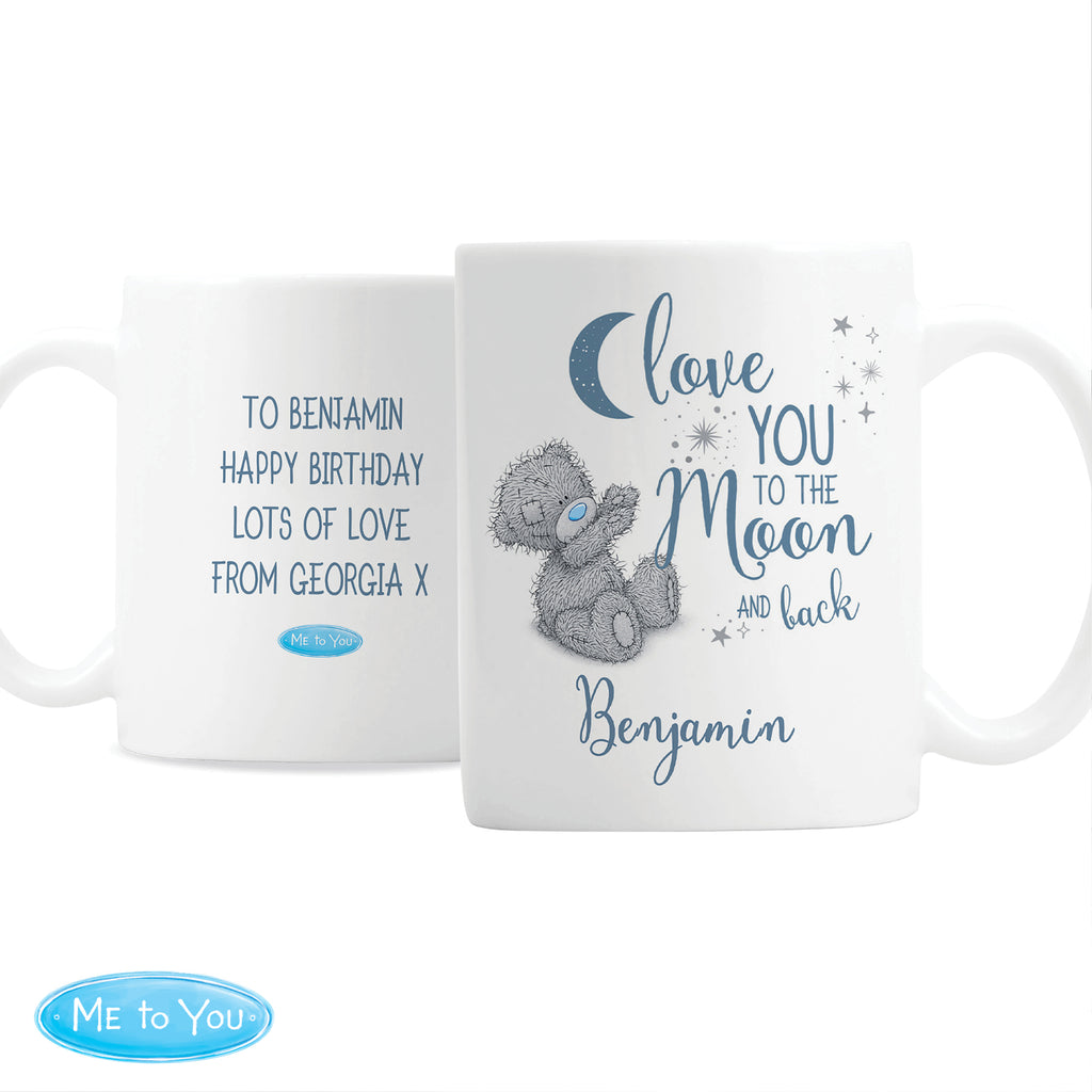 Personalised Me to You 'Love You to the Moon and Back' Mug for Christmas