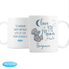 Personalised Me to You 'Love You to the Moon and Back' Mug for Christmas